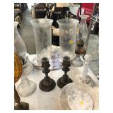 Pair Candle Holders with Shades