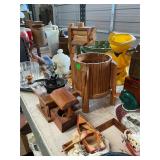 Wooden Collectible Shelf Decor