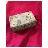 Vintage Artstyle Chocolates Tin Jewelry Contents