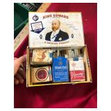 Vintage King Edward Imperial Box with Contents