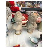 Boy & Girl Busts Signed