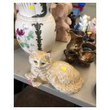 Vintage Metal Cat Doorstops