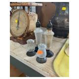 Vintage Salt & Pepper Shakers Sterling Bases