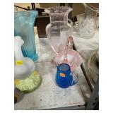 3 Piece Colored Glass Lot
