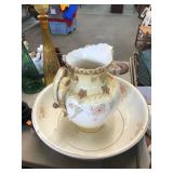 Antique Pitcher & Wash Bowl