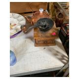 Vintage Coffee Grinder and Teapot