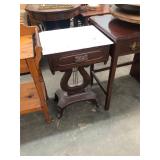 Lyre Marble Top Stand