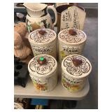 Set of Vintage Canisters
