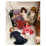 Vintage Collectible Dolls Lot