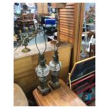 Pair of Vintage Electric Lamps