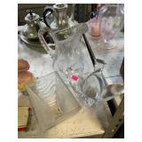 Glass and Crystal3 Piece  Lot
