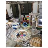 Plate, Mug, Candleholder, Flowers