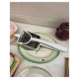 Eggshell Nautilus Plate & Grater Tool