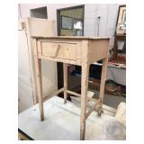 Antique Wooden 1-Drawer Table