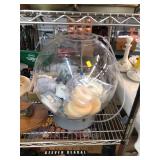 Large Plastic Fish Bowl with Accessories