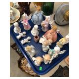 Vintage Angel Decor Tray Lot