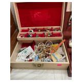 Miscellaneous Vintage Jewelry in Jewelry Box