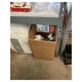 Jar and China  Box Lot