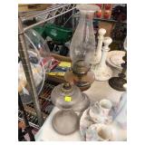 2 Antique Oil Lamps