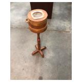 Vintage Wooden Ashtray Stand