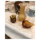 3 Piece Amber Collectibles Lot