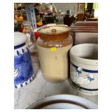 Antique Crock and painted Crock