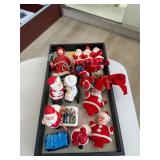 Vintage Santa Claus Tray Lot
