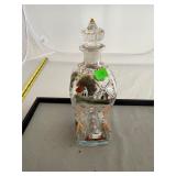 Painted Art Glass Decanter
