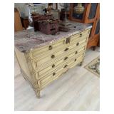 Antique Marble Top Dresser