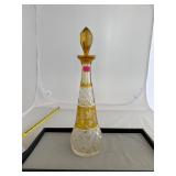 Bohemian Cut to Clear Decanter