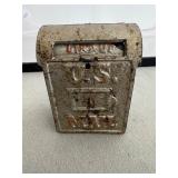 Antique Cast Iron Mailbox Bank