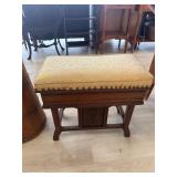 Antique Victorian Piano Bench