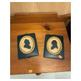 Martha and George Washington Silhouettes