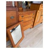 4 Drawer Sideboard with Mirror and Keys