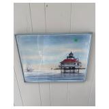 Great Wicomico Light Mary Lou Hann Print