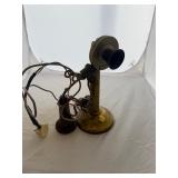 Antique Brass Phone