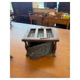 Antique Primitive Tole Foot Warmer