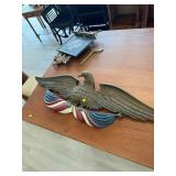 Large Brass Virginia Metal Crafters Eagle