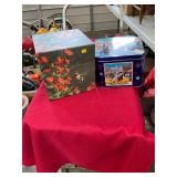 Vintage "Kelsen" Tin Can & Hummingbird Boxes