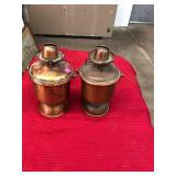 Antique Copper Oil Lanterns