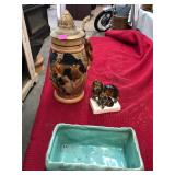 Vintage Beer Stein, McCoy, and Dog