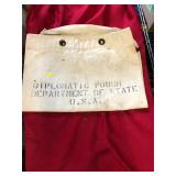 Vintage Diplomat Pouch Dept. of State USA