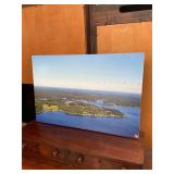 Wall Hanging Ariel Photo of Weems VA.