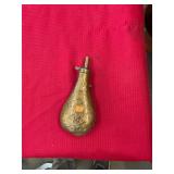 Brass US Military "Peace" Powder Flask