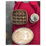 Country Antiques 3 Piece Basket Lot