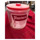 Vintage Planters Peanuts Glass Jar
