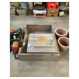 Wood Platform and Raised Bed Edge