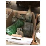 Antique Bottle Box Lot