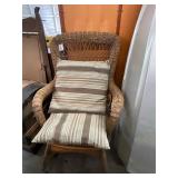 Antique Wicker Rocking Chair