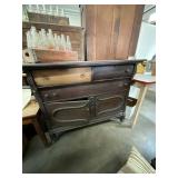 Antique Wooden Project Dresser